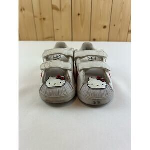 Girl's Adidas Hello Kitty Superstar Shoes, Size 7